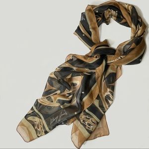 Magenta Designs “Salmon” Motif Scarf